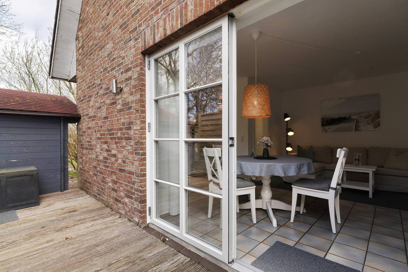 Ganze Wohnung, Apartment Friesenhaus Liebesallee Nr. 6 mit Garten, Balkon und Wlan in Pellworm, Nordseeküste