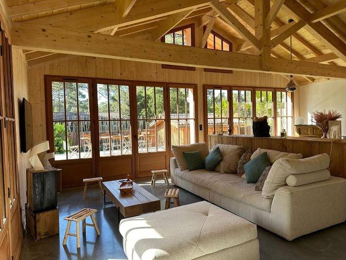 Chalet para 8 personas, con jardín y piscina - 1