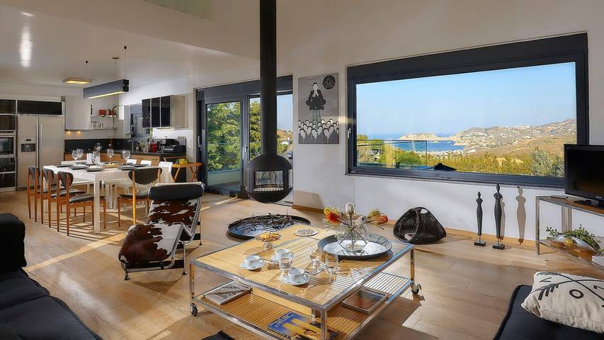 Location de vacances pour 6 personnes, avec jardin et piscine dans Agia Pelagia - 3