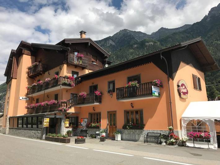 Hôtel pour 2 personnes, avec Balcon et Terrasse ainsi que Vue sur le lac et Vue dans Alpe Devero
