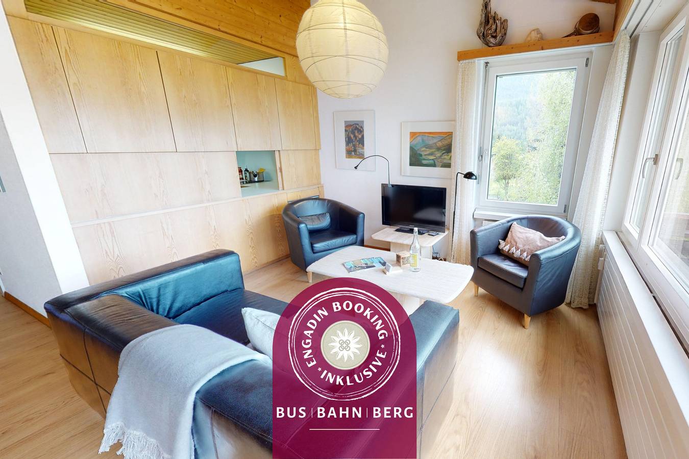 Ganze Wohnung, Chasa Trü Nr. 7: Feriensiedlung Trü – Wohnung Nr. 7 in Scuol, Unterengadin