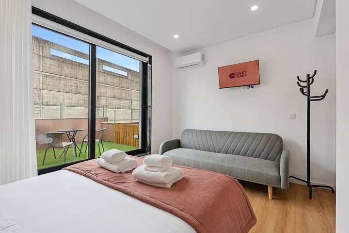 Apartamento estúdio para 3 pessoas, com Terraço em Ramalde