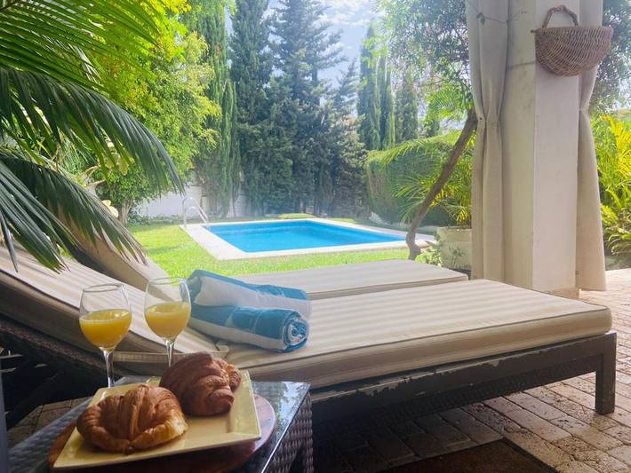 Villa für 5 Personen, mit Pool und Garten sowie Ausblick in Málaga (Este)