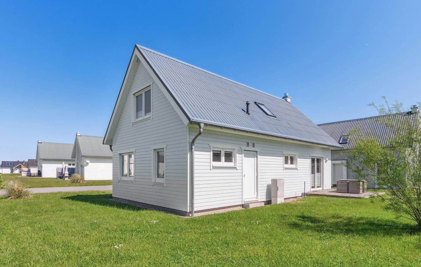 Rückzugsort am Strand: 800 m zum Meer, Parkplatz, Terrasse & mehr in Olpenitz, Kappeln