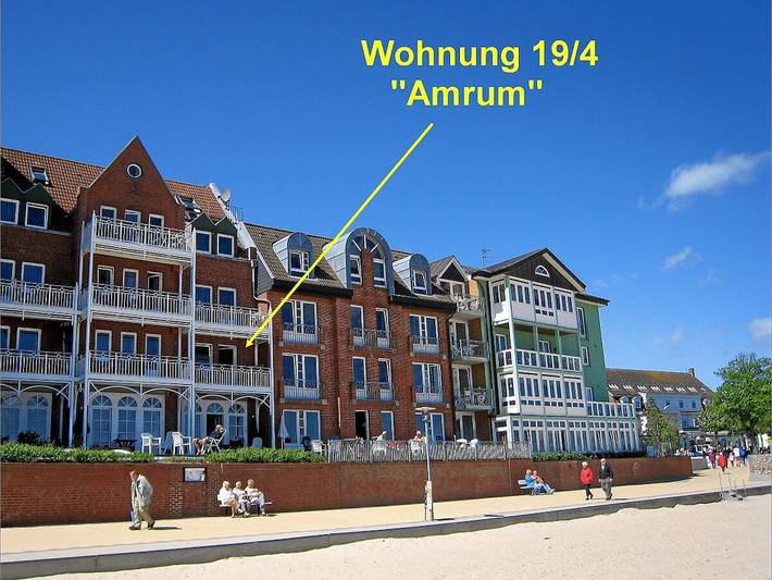 Ferienhaus mit Meerblick für 4 Personen, mit Balkon und Whirlpool sowie Sauna in Wyk auf Föhr (Stadt)