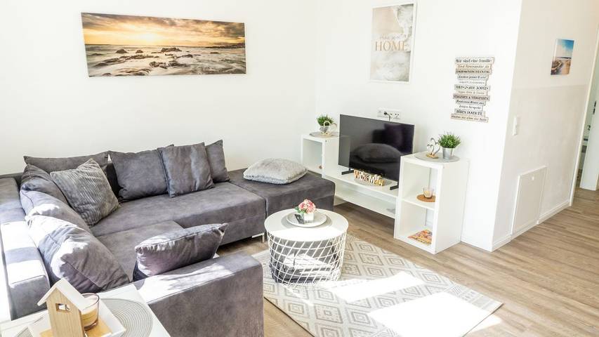 Ferienwohnung für 4 Personen, mit Garten und Ausblick in Poppenbüll, Halbinsel Eiderstedt