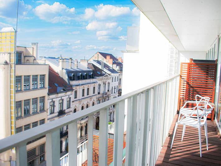 Gîte pour 4 personnes, avec terrasse dans la Région de Bruxelles