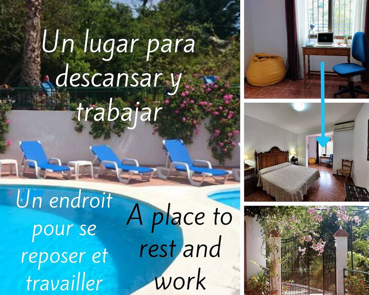 Holiday Home 'Sailor House Slow Life In Nature' with Mountain View, Wi-Fi and Air Conditioning in Málaga (Este), Malaga