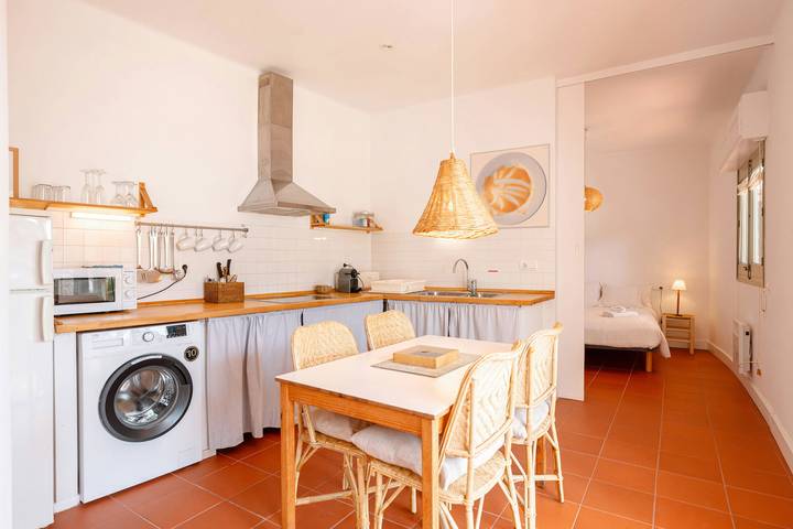 Apartamento para 4 personas, con balcón en Tamariu