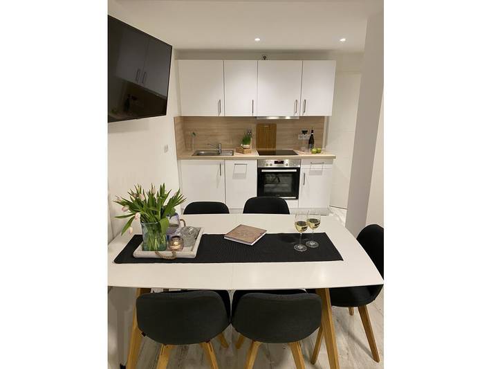 Ferienwohnung für 5 Personen, mit Balkon und Sauna sowie Seeblick und Ausblick in Lietzow - 4