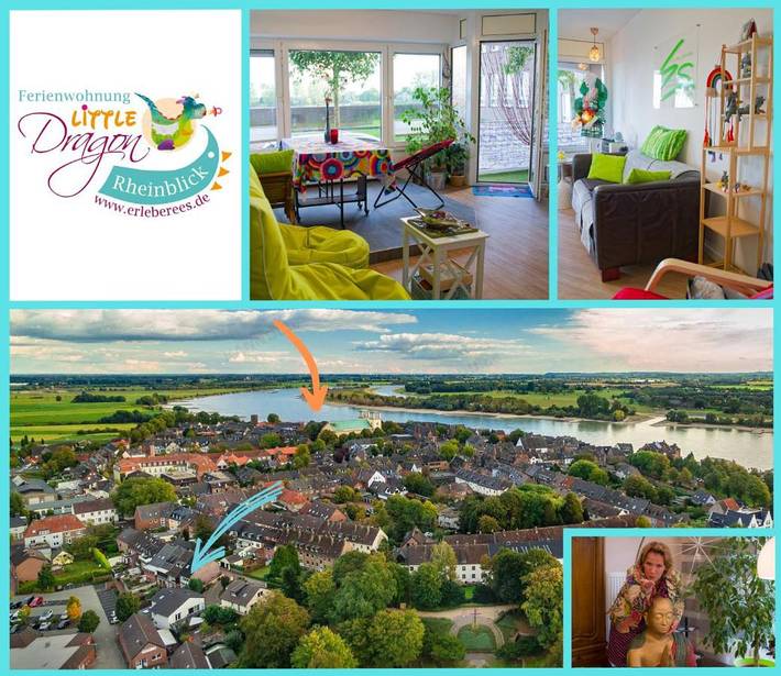 Ferienwohnung für 4 Personen, mit Balkon und Ausblick in Rees - 2
