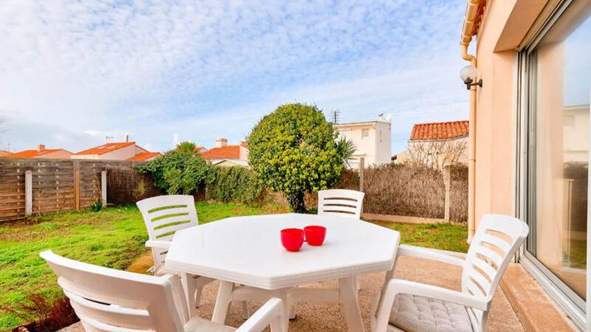 Appartement de vacances pour 5 personnes, avec jardin