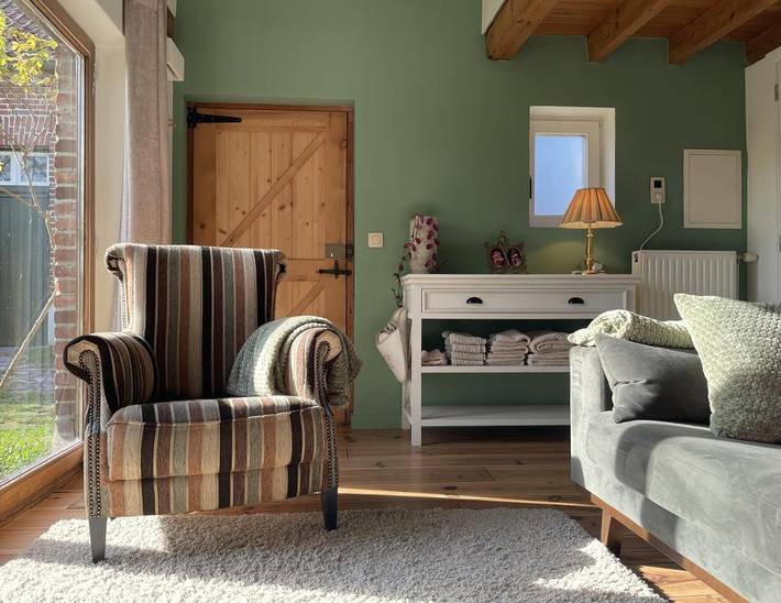 Ferienhaus für 4 Personen, mit Ausblick und Garten