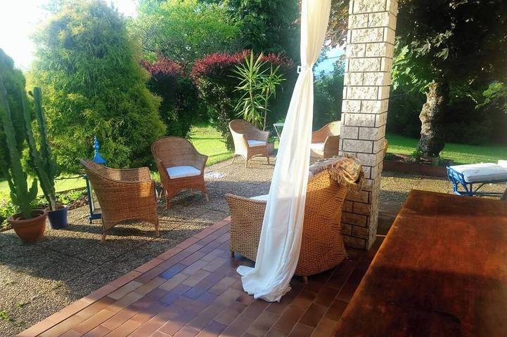 Maison de vacances pour 4 personnes, avec Balcon/Terrasse ainsi que Terrasse et Jardin