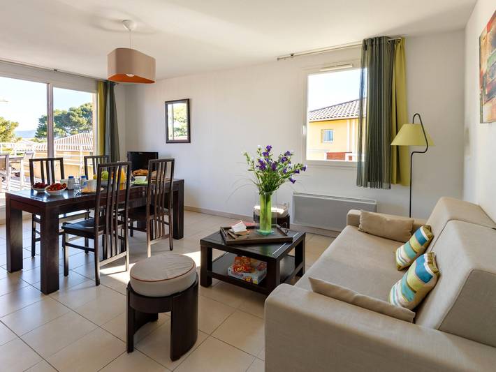 Ganze Wohnung, Brusc Küstenhütten-Apartment für 6 Personen in Six-Fours les Plages, Mittelmeerküste (Frankreich)