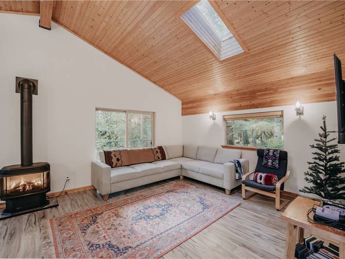 Diese Hütte im Ranch-Stil ist perfekt für die Fa in Mount Baker-Snoqualmie Nationalwald