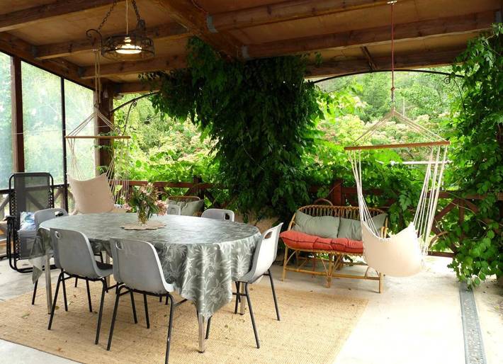 Location de vacances pour 10 personnes, avec jardin et vue, adapté aux familles à Campagne-sur-Aude - 4