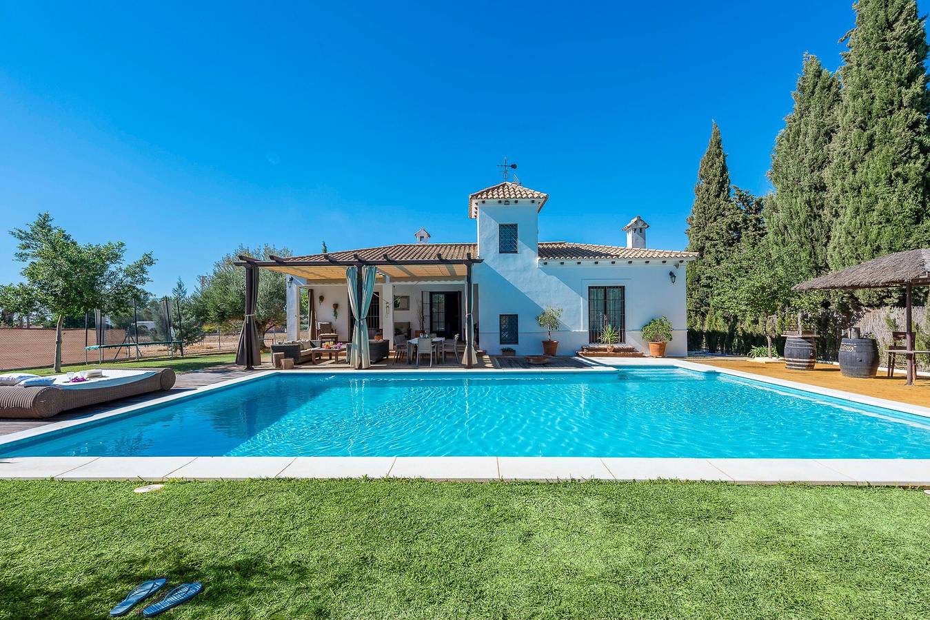 Ferienhaus „Casa Rural La Teja“ mit Pool, Garten und Wlan in Marchena, Sevilla Provinz