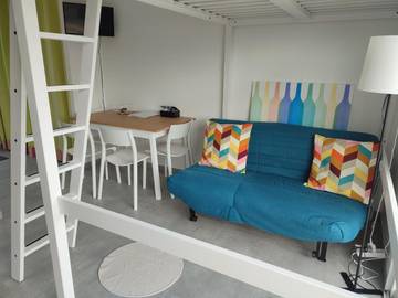 Gîte pour 4 personnes, avec balcon et vue à Saint-Fulgent