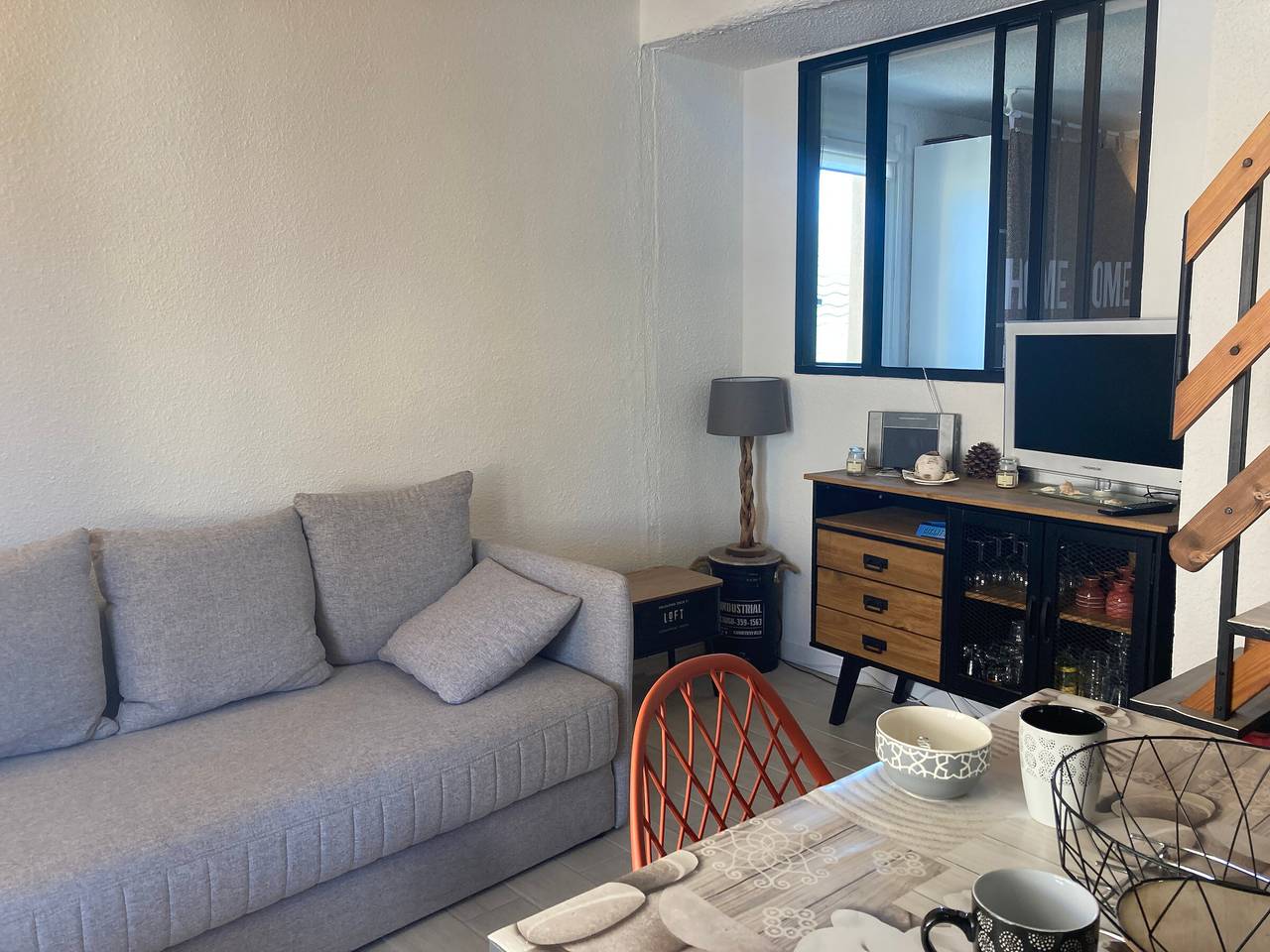 Appartement entier, Gruissan: T2 Mezzanine 6 pers, proche plage, parking privé in Gruissan (Ville), Gruissan