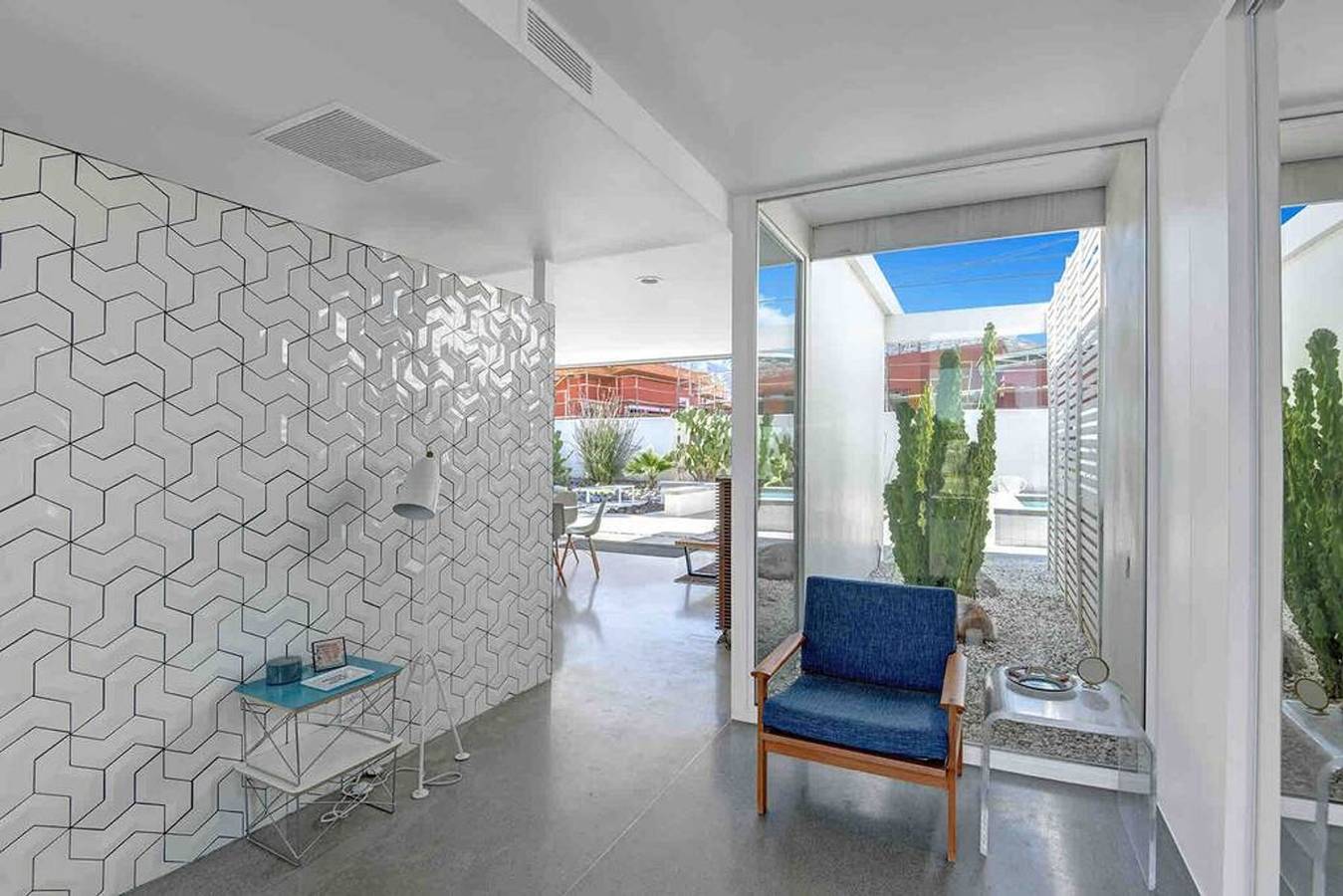 Wexler Steel House  4 - Pool  Spa  and Grand Piano in Palm Springs, Coachella Valley