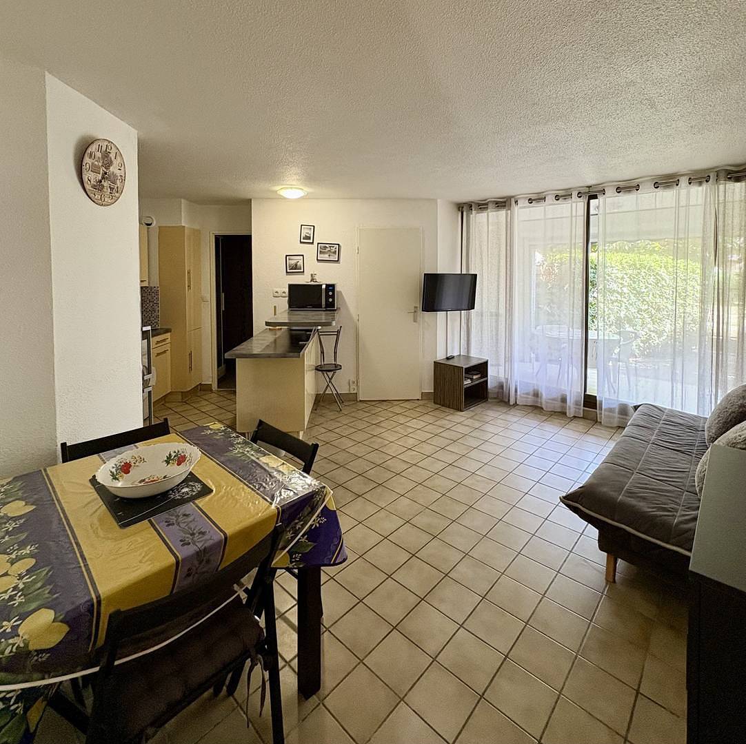 Appartement de vacances entier, Appartement de plein pied équipé pour 4 personnes  4Cara8 in Le Barcarès, Côte d'Améthyste