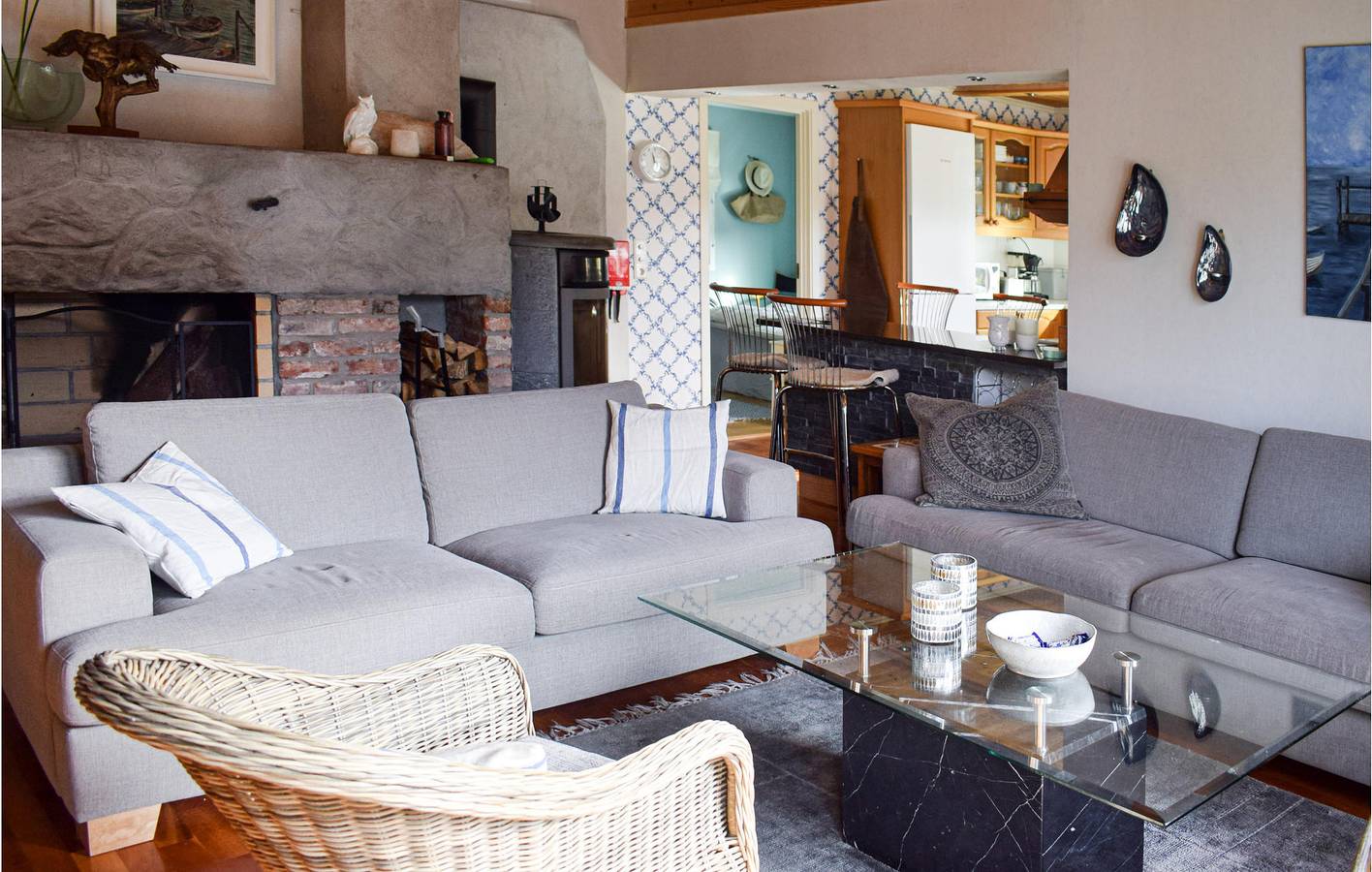 Ferienhaus für 11 Personen mit Terrasse in Halden