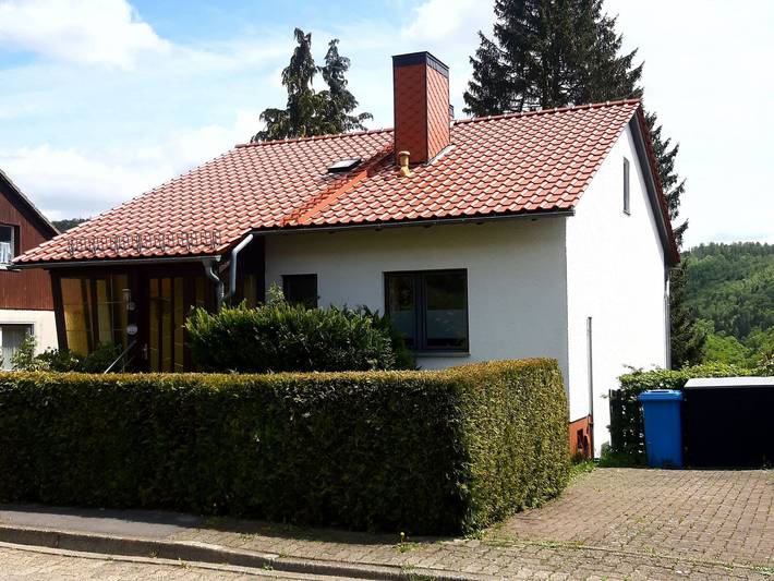 Ferienhaus für 5 Personen, mit Balkon und Terrasse sowie Garten und Ausblick in Wieda