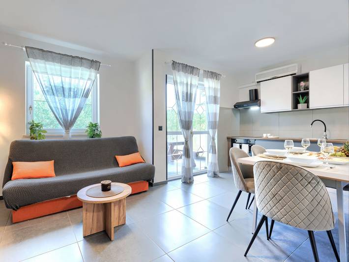 Appartement entier, Gordana in Presika, Côte Est de l'Istrie