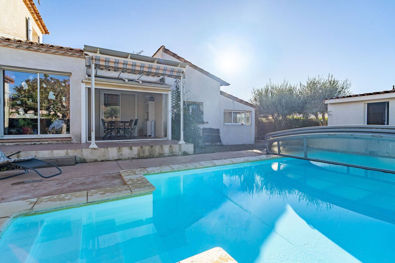 Chambre d’hôtes avec piscine privée, Wi-Fi et climatisation in Puisserguier, Côte méditerranéenne (France)