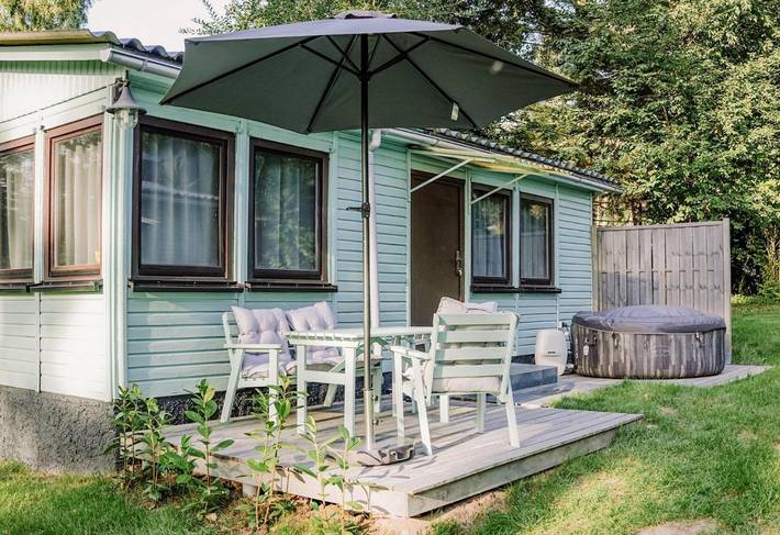 Ferienhaus für 5 Personen, mit Garten und Terrasse sowie Ausblick, mit Haustier in Lütow