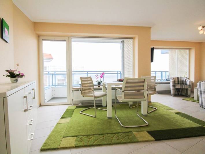 Hütte für 2 Personen, mit Balkon und Seeblick an der Nordsee