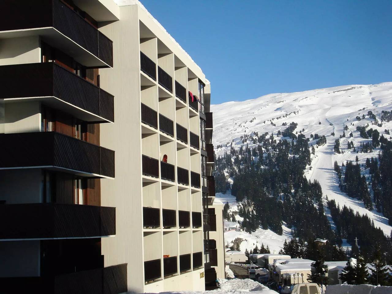 Ganzes Studio, Helles Studio · Stationszentrum · Balkon in Flaine, Arâches-la-Frasse