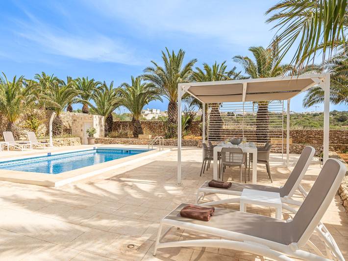 Ferienhaus für 7 Personen, mit Meerblick und Balkon sowie Garten und Pool in Gozo - 2
