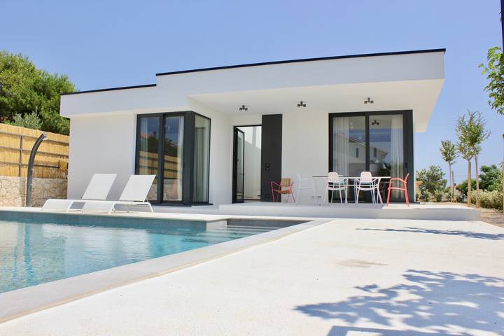Ferienhaus mit Meerblick für 6 Personen, mit Garten und Terrasse, kinderfreundlich in Barbat na Rabu - 2