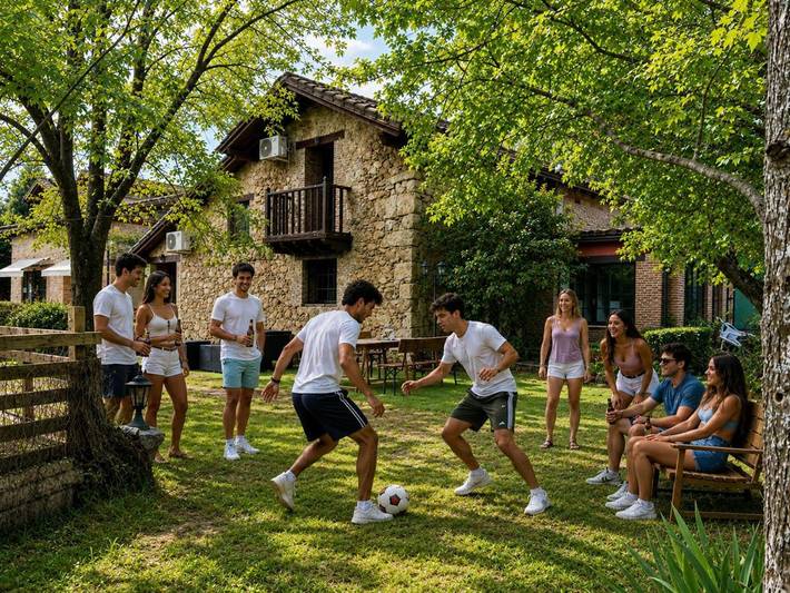 Casa rural para 8 personas, con jardín y vistas, Se admiten mascotas en La Vera - 3