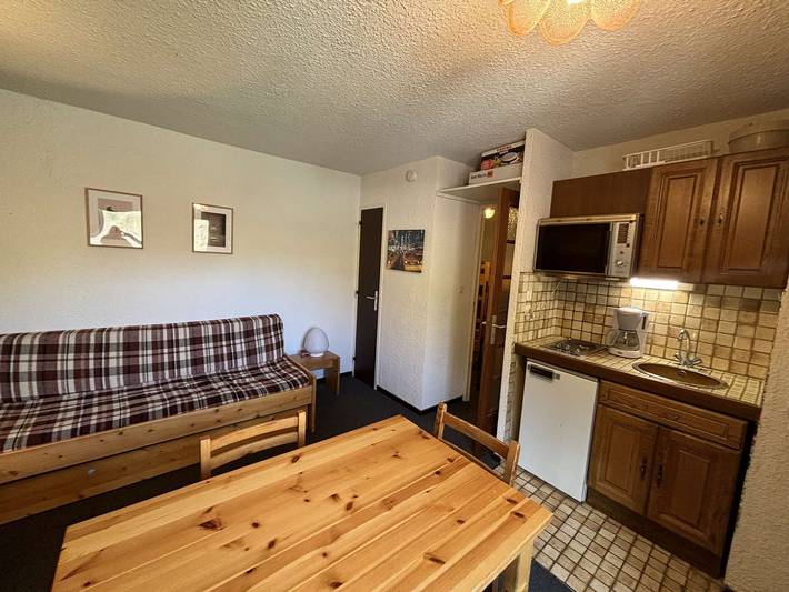 Apartamento entero, Estudio cabina para 3 personas cerca de las pistas en Auris in Auris, Parque Nacional de los Ecrins