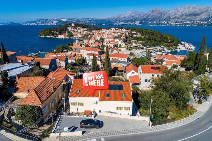 Vacation apartment for 3 people, with yard in Cavtat