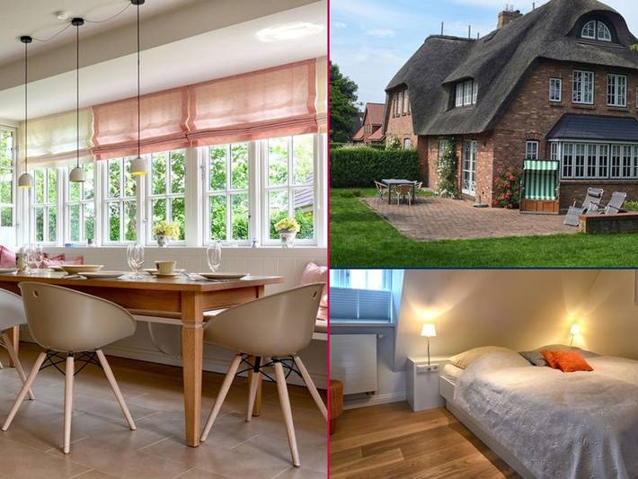 Ferienhaus für 6 Personen, mit Garten und Sauna, kinderfreundlich in Borgsum