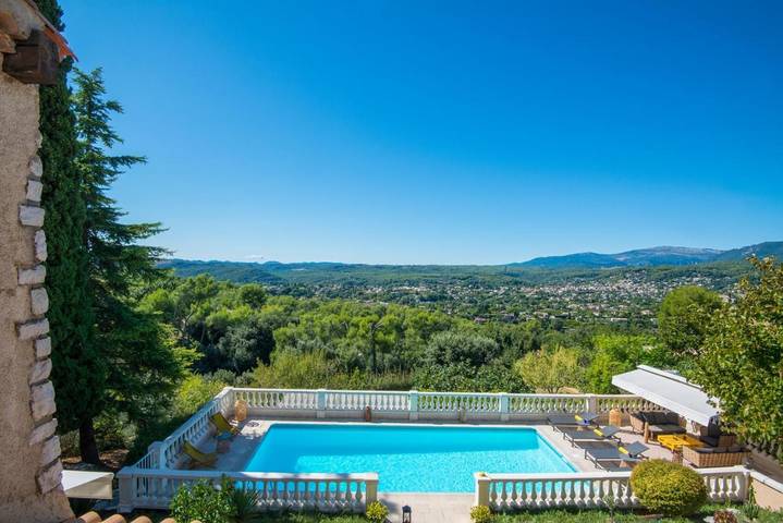 Chambre d’hôte pour 2 personnes, avec vue ainsi que piscine et terrasse à Saint-Paul-de-Vence - 3