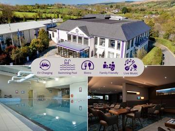 Hôtel pour 2 personnes, avec jacuzzi et piscine ainsi que sauna et bassin pour enfant à Kenmare