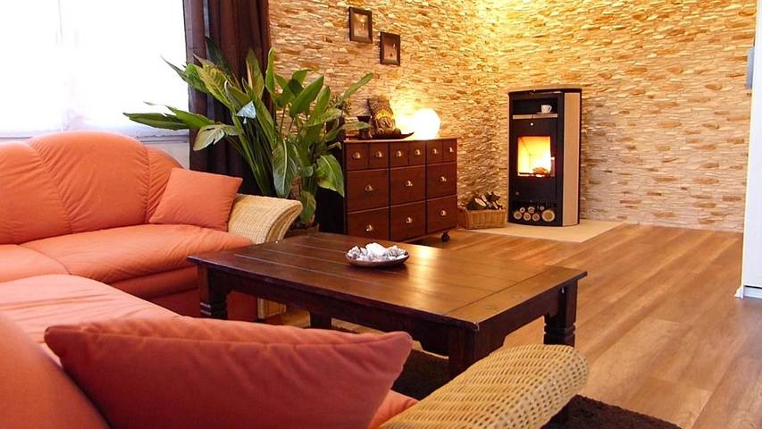Ferienhaus für 3 Personen, mit Terrasse und Garten sowie Seeblick in Wusterwitz