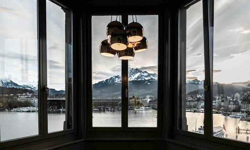 Ferienwohnung für 6 Personen, mit Balkon und Terrasse sowie Seeblick und Ausblick in Luzern - 2