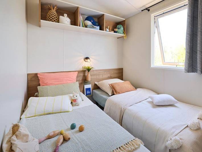 Mobil home pour 6 personnes, avec bassin pour enfant, animaux acceptés à Trémolat - 4