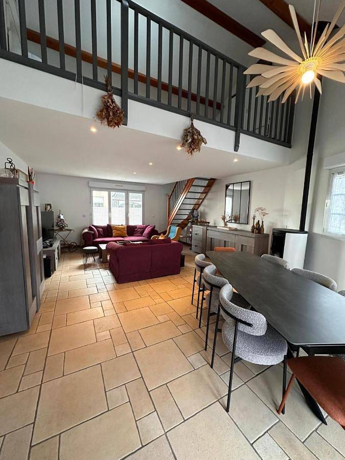 Location de vacances pour 10 personnes, avec terrasse, adapté aux familles dans Blériot Plage - 2