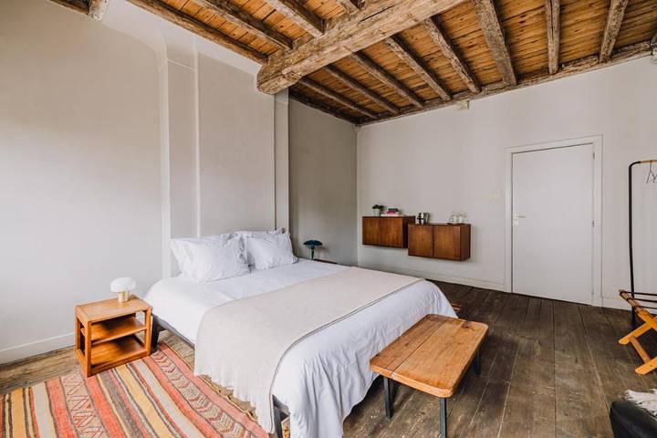 Alojamiento y desayuno para 2 personas, con terraza en Gante