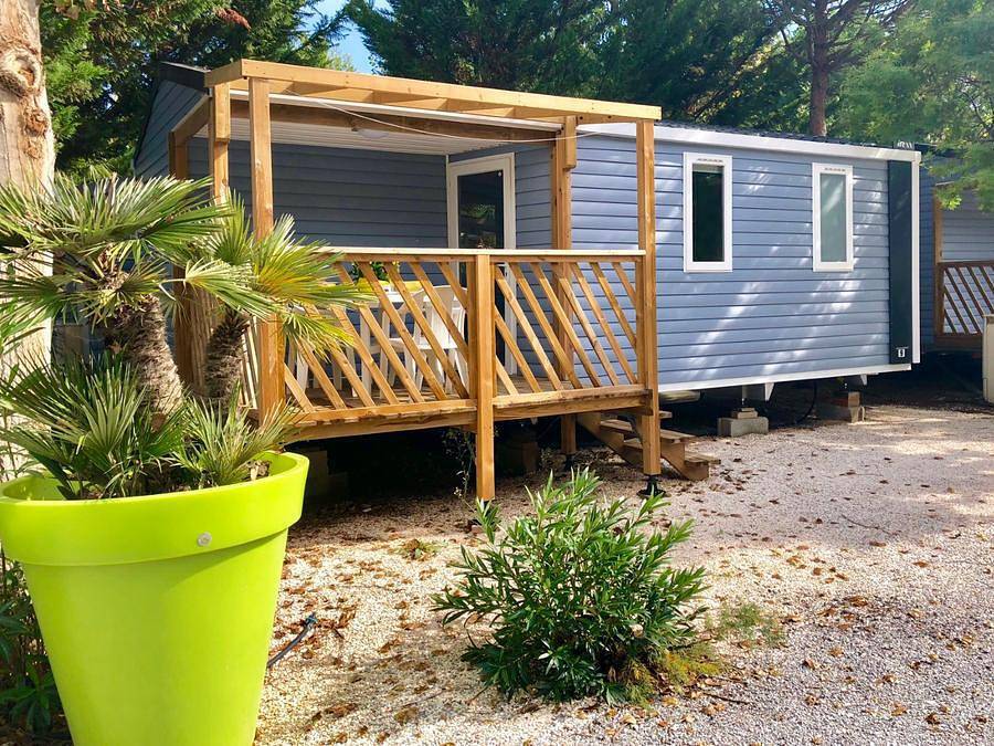 Camping La Croix du Sud - Ciela Village - Mobilhome 4 personnes - Mobil-home Loggia Compact - 2 chambres in Le Barcarès, Côte méditerranéenne (France)