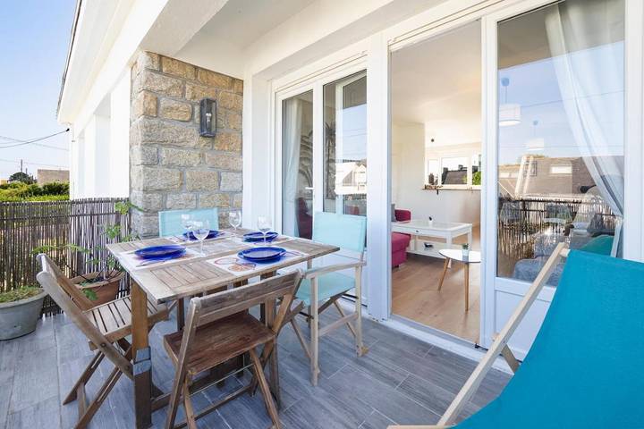 Gîte pour 8 personnes, avec jardin et balcon dans Plage de Port-Lin - 3