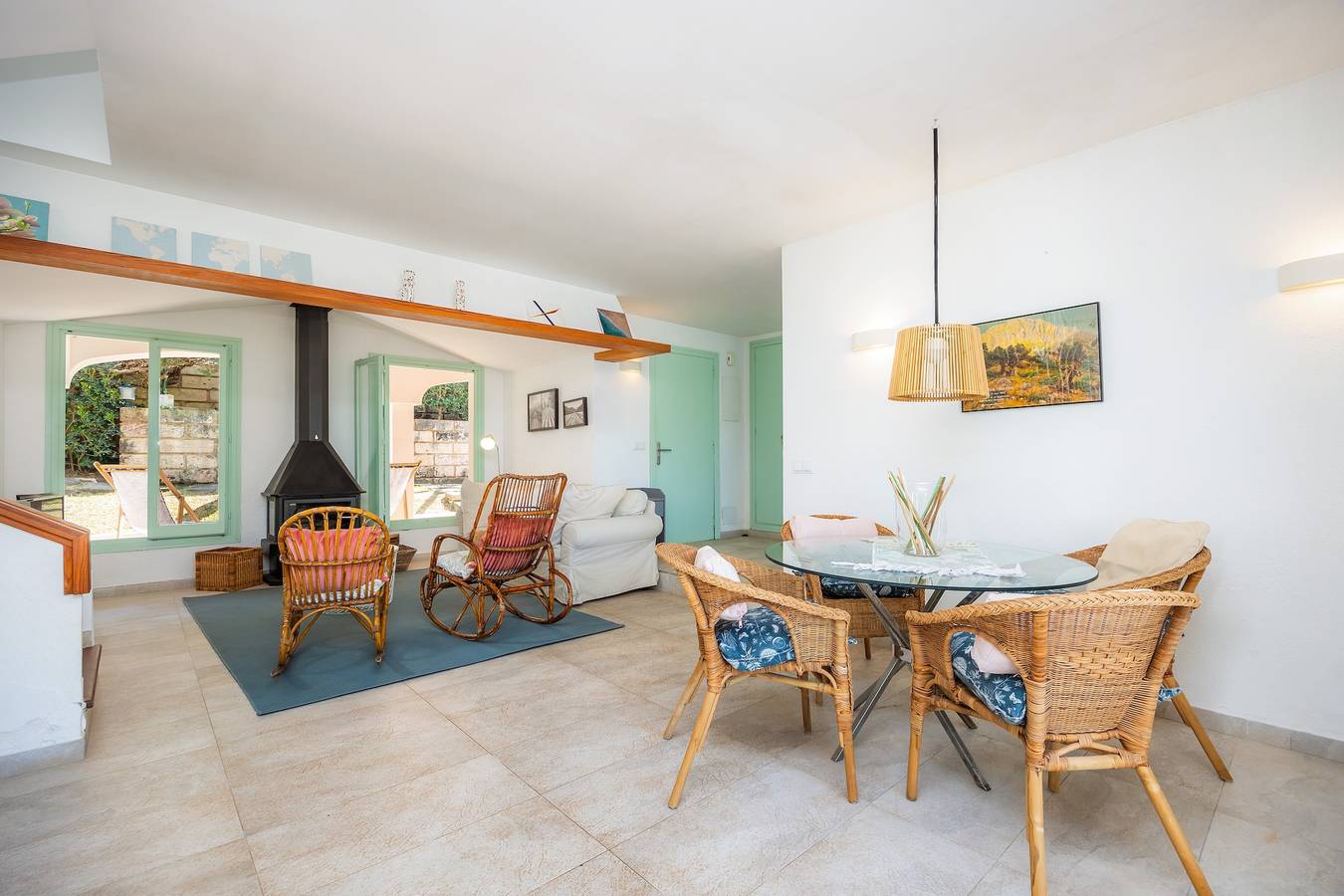 "Can Botana 9" with Mountain View, Pool, Air Conditioning, Balcony & Garden in Cala Sant Vicenc, Pollença