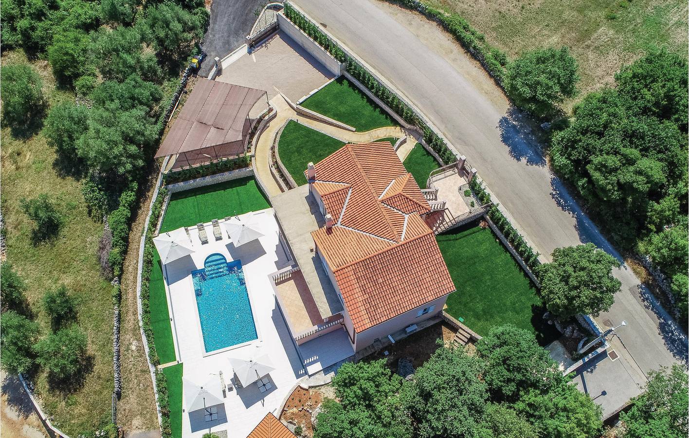 Charmantes Apartment mit 1 Schlafzimmer, Pool und WLAN, in der Nähe des Stadtzentrums in Krk Stadt, Krk